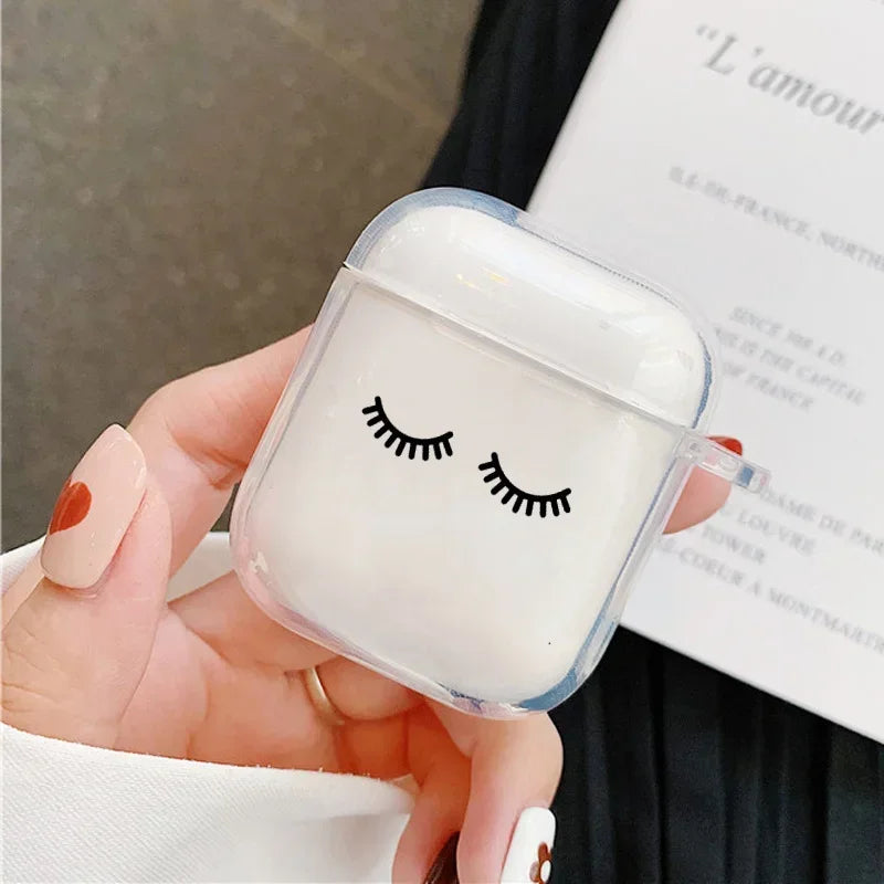 Turkish Lucky Eye Blue Evil Clear Earphone Case for Airpods 1 2 3 4 4th Pro 1 2 Bluetooth Earphone Cover Soft Silicone Coque