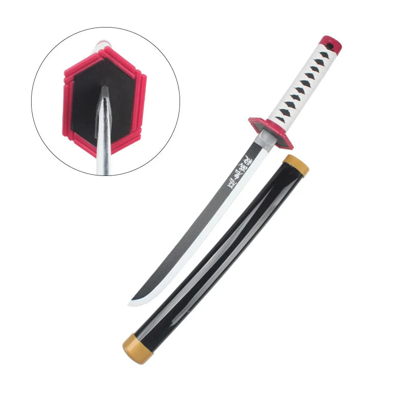 Anime Demon Slayer Katana Kimetsu No Yaiba Sword  60cm Toy Sword  Sanemi Kyoujurou Kokushibou Reissue Katana