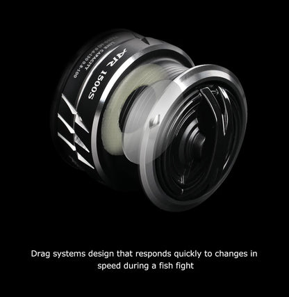 TSURINOYA NEW Spinning Fishing Reel ARTEMIS 800 1500S 2500SH 3000SH Shallow Spool Versatile Long Casting Reel High Speed Wheel