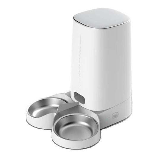 4L Automatic Smart Pet Feeder for Cats & Dogs Single/Dual Bowls Optional Stainless Steel Bowl Key/Wifi App Control
