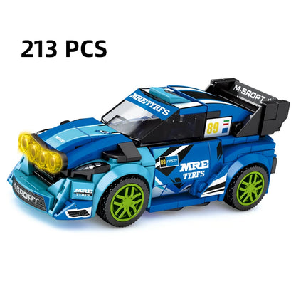 67 models City Racing Car Speed Champions Sports Building Blocks Bricks Classic Rally Super Racers F1 Great Vehicles kits toys
