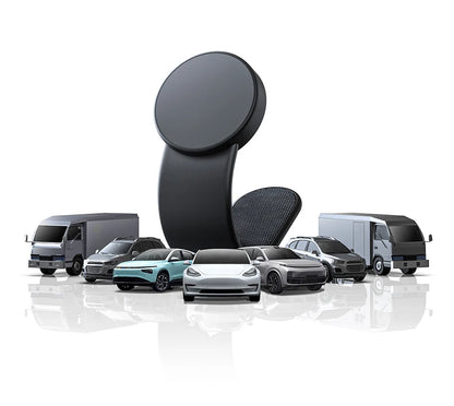 Phone Holder for Car, Car Dash Mount Compatible For iPhone Samsung Bendable Memory Titanium Alloy for All Dashboard Windshield