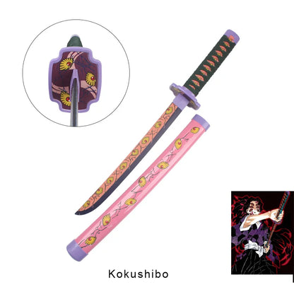 Anime Demon Slayer Katana Kimetsu No Yaiba Sword  60cm Toy Sword  Sanemi Kyoujurou Kokushibou Reissue Katana