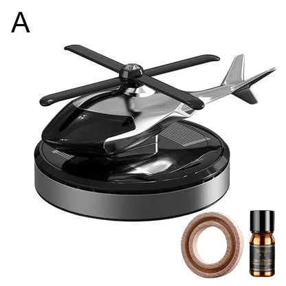 Solar Car Air Freshener Helicopter Propeller Fragrance Decor Flavoring Supplies Accessories Original Perfume Diffuser Inter X0L1