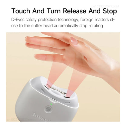 Cortauñas automático eléctrico Youpin Pro con recortador de luz, cortador de uñas, manicura para el cuidado de bebés y adultos, tijeras, herramientas