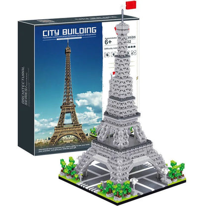3585pcs World Architecture Model Building Blocks Paris Eiffel Tower Diamond Micro Construction Bricks DIY Toys for Children Gift