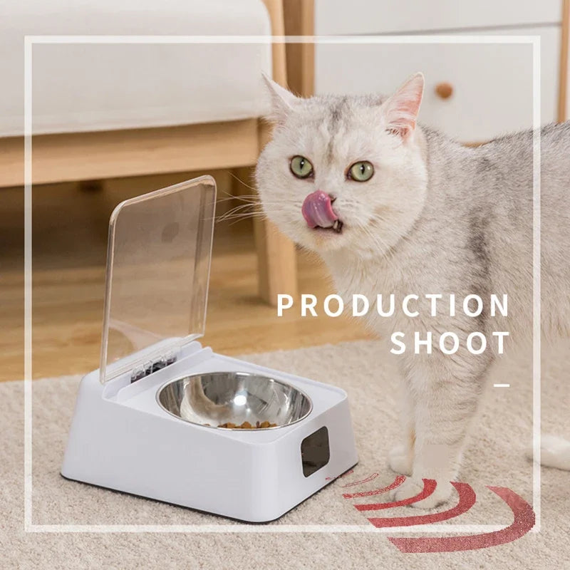 Pets Bingo Cat Feeder Infrared Sensor Dog Bowl Automatic Opening Lid Food Storage Container Anti-mouse Moisture-proof Pet Suppy