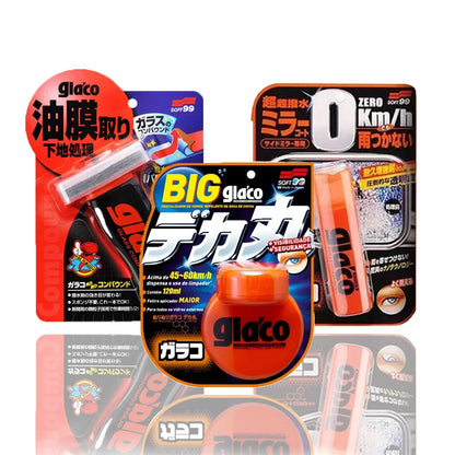 Soft99 Glaco Japan Car Windshield Glass Water Repellent Oil Film Removal Rain Glass Hydrophobic Coating Anti-rain for Car Glass