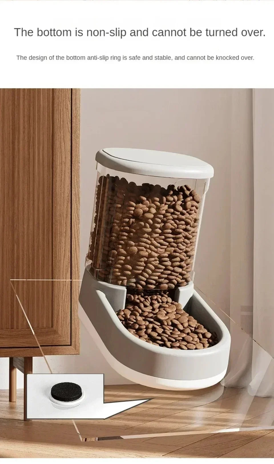 Pet Automatic Feeder Cat Food Bowl Things for Cats Puppy Bowl Feeding Watering Supplies Drinker Dog Food Storage Dispenser