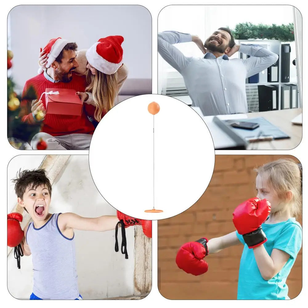 Standing Punching Bag Freestanding Punching Ball Hand-Eye Coordination Workout Kit Boxing Training Equipment Punching Bag With