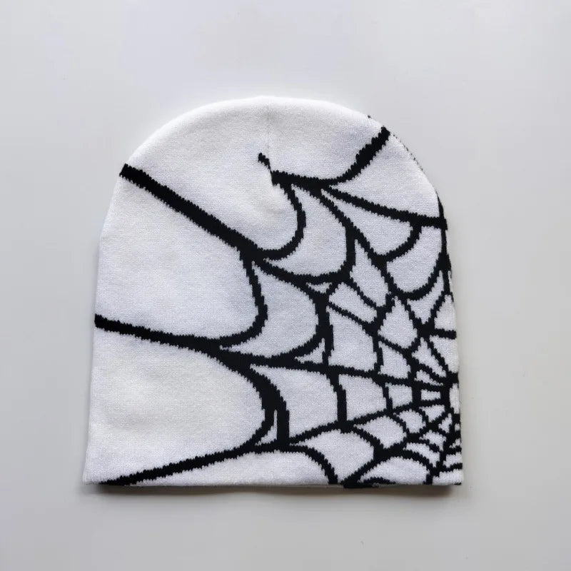 Unisex Knitting Cap Spider Men Women Luxury Beanie Caps Y2k Warm Fashion Versatile Ins Pullover Hiphop Winter Bonnet