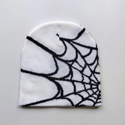 Unisex Knitting Cap Spider Men Women Luxury Beanie Caps Y2k Warm Fashion Versatile Ins Pullover Hiphop Winter Bonnet