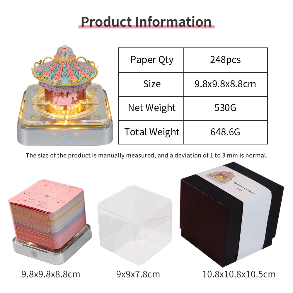 Omoshiroi Block 365 Date 3D Calender Halloween Special Building Design Party Gifts NotePad For Halloween Christmas Favor