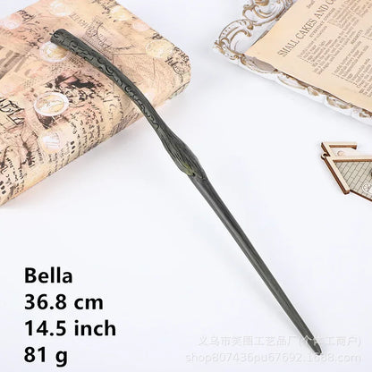 36 Styles Harry Magic Wand Resin Material Built in Steel Core Dumbledore Staff Cosplay Voldemort Props Christmas Gift Kid