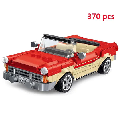 Speed Champions Series Racing Sports Vehiclea Technique Car Supercar Building Blocks Set Bricks Classic MOC Model Toys For Kids