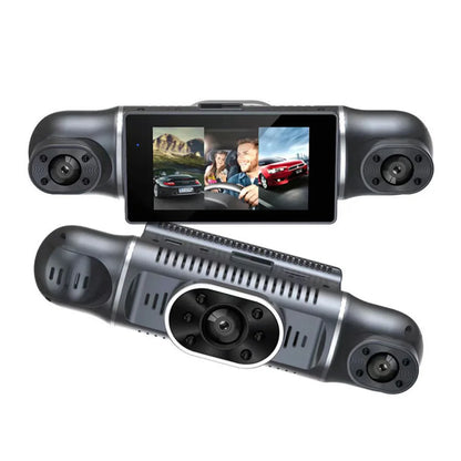 4 Channel Car DVR HD 1080P 4-Lens Inside Vehicle Dash Cam Four Way Camera DVRs Recorder Video Registrator Dashcam Camcorder 24H
