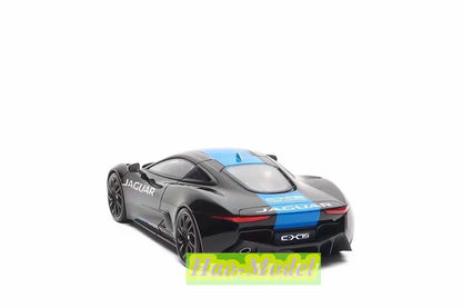 Almost real 1/18 For Jaguar C-X75 2013 Alloy Diecast Car Model Toys Boys Birthday Gifts Hobby Display Collection Ornaments Black