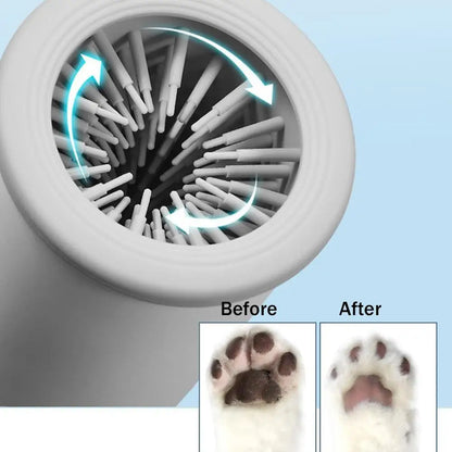 Pet Feet Washer Electrical Pet Paw Cleaner Automatic Foot Paw Dog Quick Low Pet Cleaner Noise Cleaning Cup Portable U6j9
