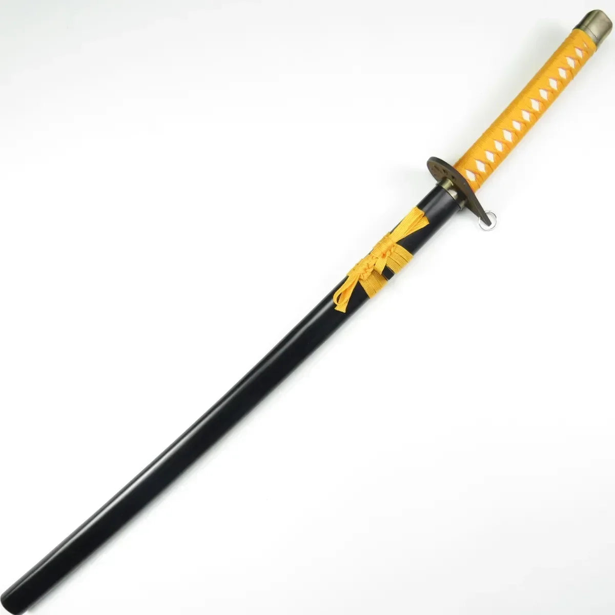 [Divertido] Espada de madera de 100 cm para cosplay de Bleach, modelo de espada katana Tousen Kaname, para fiesta de disfraces, espectáculo de anime, espada samurái japonesa