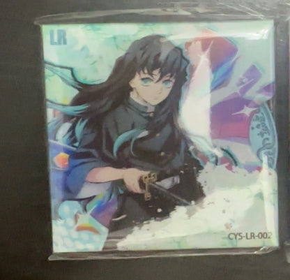 Anime Demon Slayer Kamado Tanjirou Kochou Shinobu Kanroji Mitsuri Iguro Obanai Collection Cards Christmas Birthday Gifts Toys