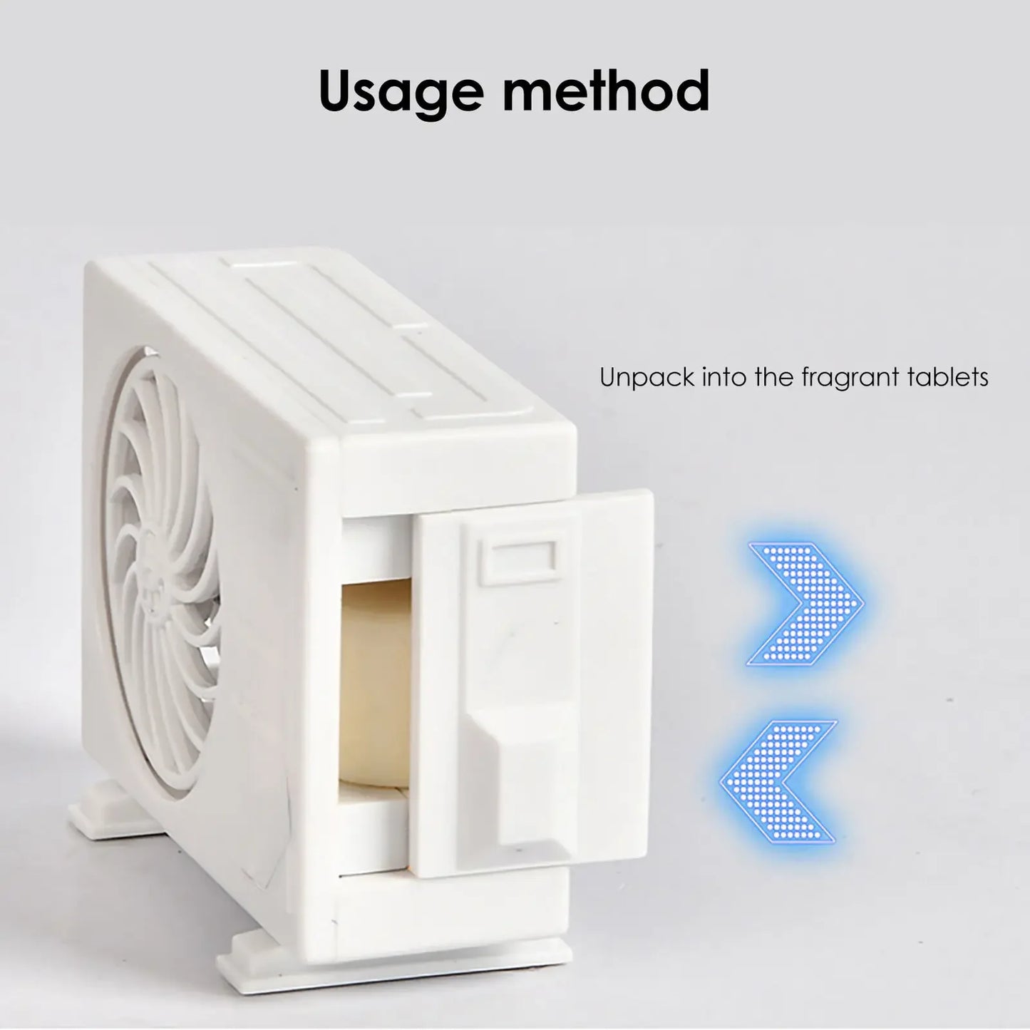 Solar Mini Air Conditioning Model Decorative Car Vehicle Air Outlet Car Ornaments Car Interior Accessories