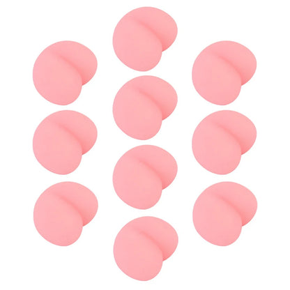 10 piezas de mini bolas de silicona con forma de melocotón para aliviar el estrés y la ansiedad, accesorio para bricolaje con luz nocturna, regalo de fiesta