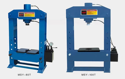 80 tonnage YL Series Gantry Electric Hydraulic Press Machine For bearing with hydraulic pump