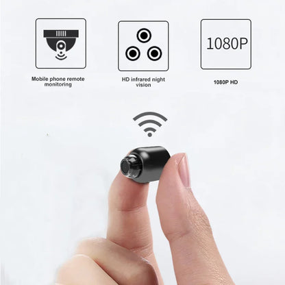 Mini caméra HD 1080P sans fil WiFi Baby Monitor Sécurité intérieure Surveillance Vision nocturne Caméscope Enregistreur audio vidéo