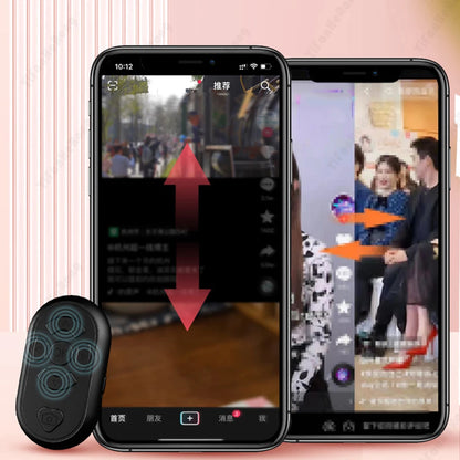 Universal Mobile Phone Selfie Shutter Bluetooth-compatible Remote Control Button For Tik Tok e-book Wireless Controller