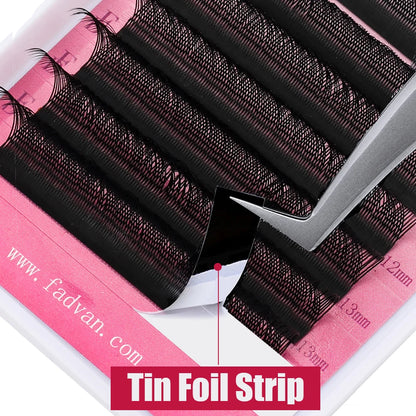 Vente en gros 10 pièces/lot extension de cils en forme de YY faux cils construction maille entourage croix YY/VV cils pointe fendue fournitures de maquillage