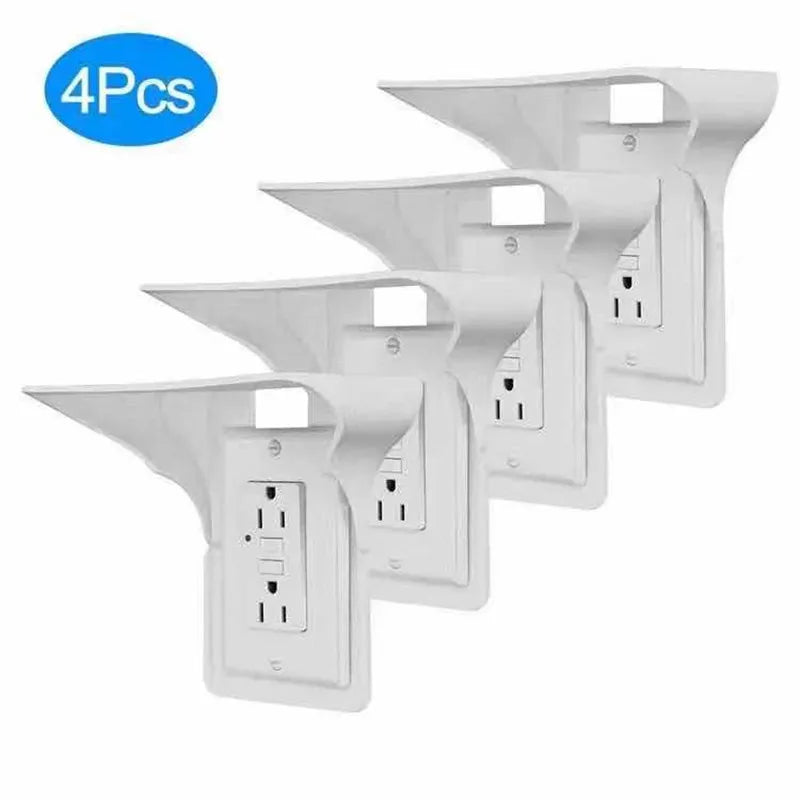 Bedside Storage Mobile Phone Holder Without Punching Socket Bracket Wall Living Room Switch Shelf Socket Plug Charging Bracket