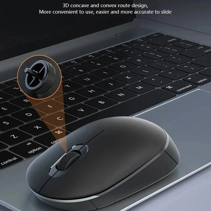 Juego de teclado y ratón inalámbricos de 104 teclas, 2,4 G, miniteclado para juegos, kit de teclado y ratón, teclado silencioso para ordenador portátil, tableta, accesorios para PC