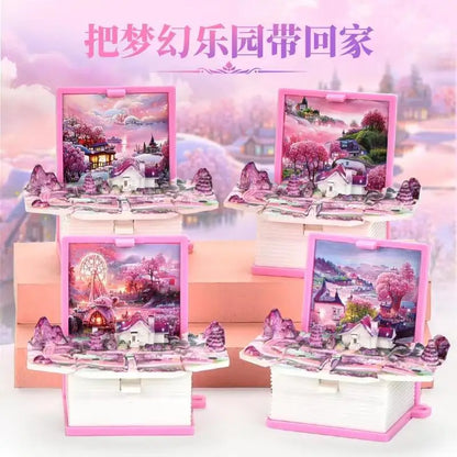 2024 3D Folding Bomb Explosion Book Novelty Mini Football Match Astronaut Keychain Children's Handheld Game Board Games Boy Gift