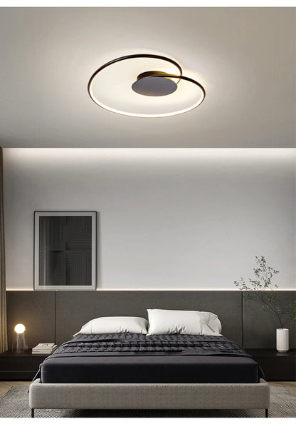 Bedroom Lamps  Mordern Minimalism Led Ceiling Lamp Creative Dimmable Study Room Light Indoor Lighting Home Decor Luster Fixtures