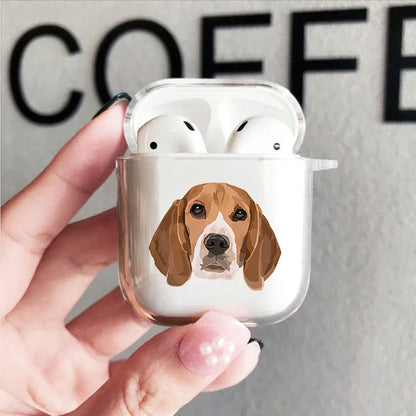 Beagle Cute Dog Airpod Cases 3 for 2 1 Pro Pods Gen Air Pods Pro Cover Funny Lovely Pet Earphone Cartoon Box Coque