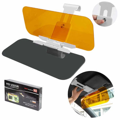 2 in 1 Car Sun Visor Goggle Night Vision Driving HD Anti Sunlight Dazzling Day Mirror Anti-UV Auto Interior Mirrors Sunshades