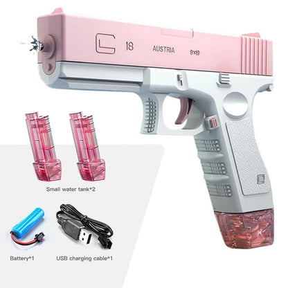 Summer hot selling wholesale prices for children's water gun toys, space science fiction designs, electric water guns, water bat