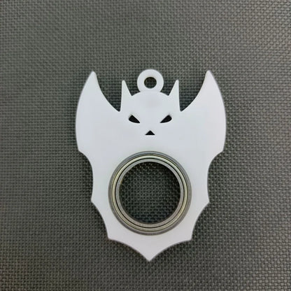 Llavero antiaburrimiento Fidget Spinner antiansiedad llavero giratorio de punta de dedo moderno noctilucente creativo