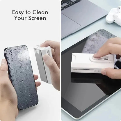 8 in 1 Cleaning Kit Computer Keyboard Cleaner Brush EarphonesCleaning Pen For Headset LPad Phone Cleaning Tools Keycap Puller