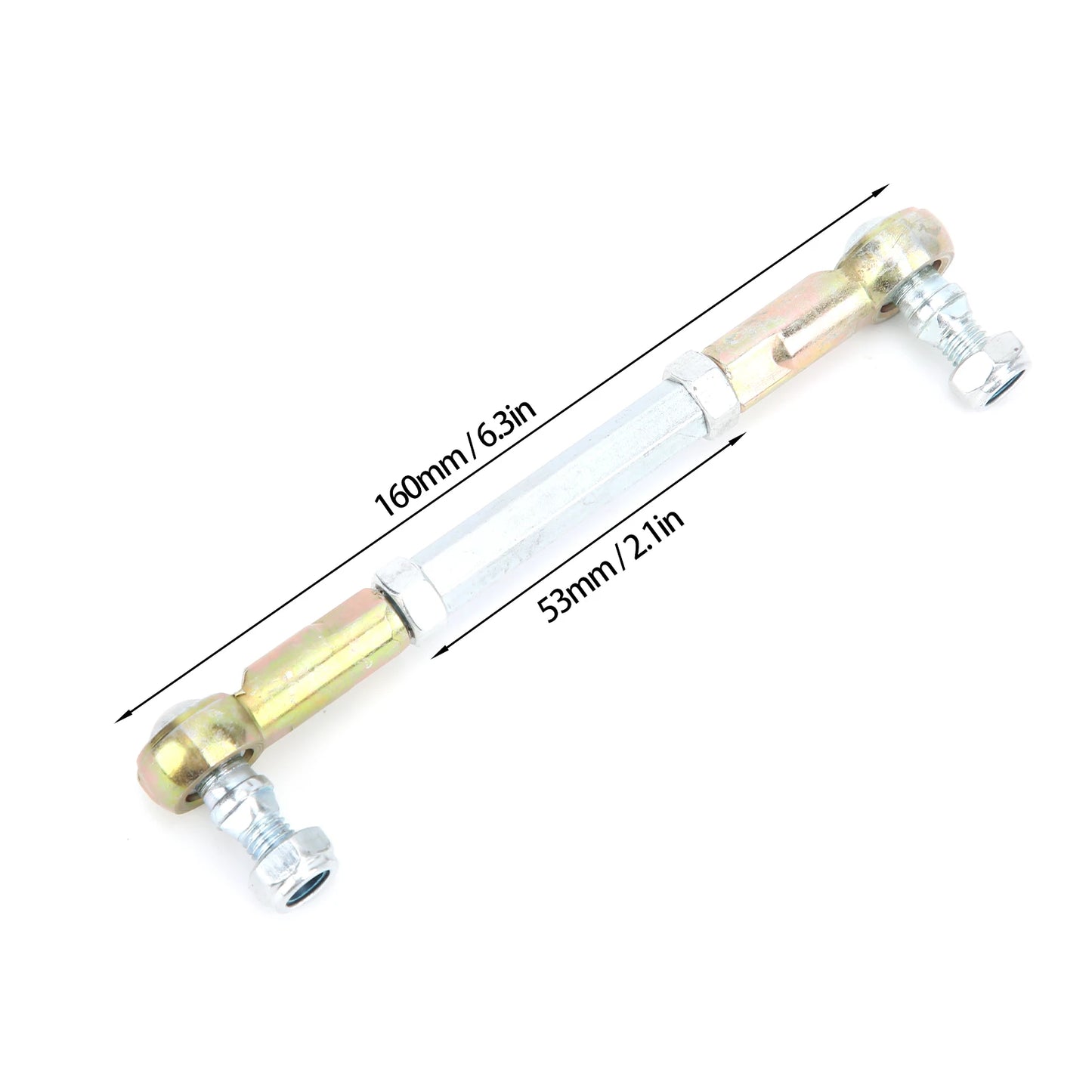 Ball Joint Rod M8 Thread Accessory Fit For Mini ATV Quad 4-Wheels Go Kart Steering Lever