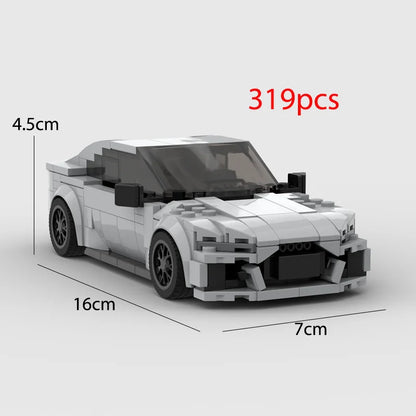 2022 Hot MOC Speed City Car Champion Racer Classic Supercar Building Blocks Brick Racing Super Technique Creative Garage DIY Set