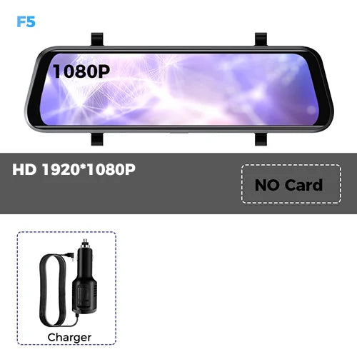 Car DVR 2.5K 10 Inch Rear View Mirror Video Recorder Dash Cam Sony Lens Ultra HD 2560*1440P Camera Streaming Rearview Mirror