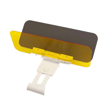 AMPrime Miroir pare-soleil anti-feux de route pour voiture, miroir anti-éblouissement, lunettes de conducteur, pare-soleil à bouton à double usage jour et nuit