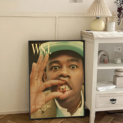 Rapper Tyler The Creator DIY Sticky Poster Waterproof Paper Sticker Coffee House Bar Home Decor
