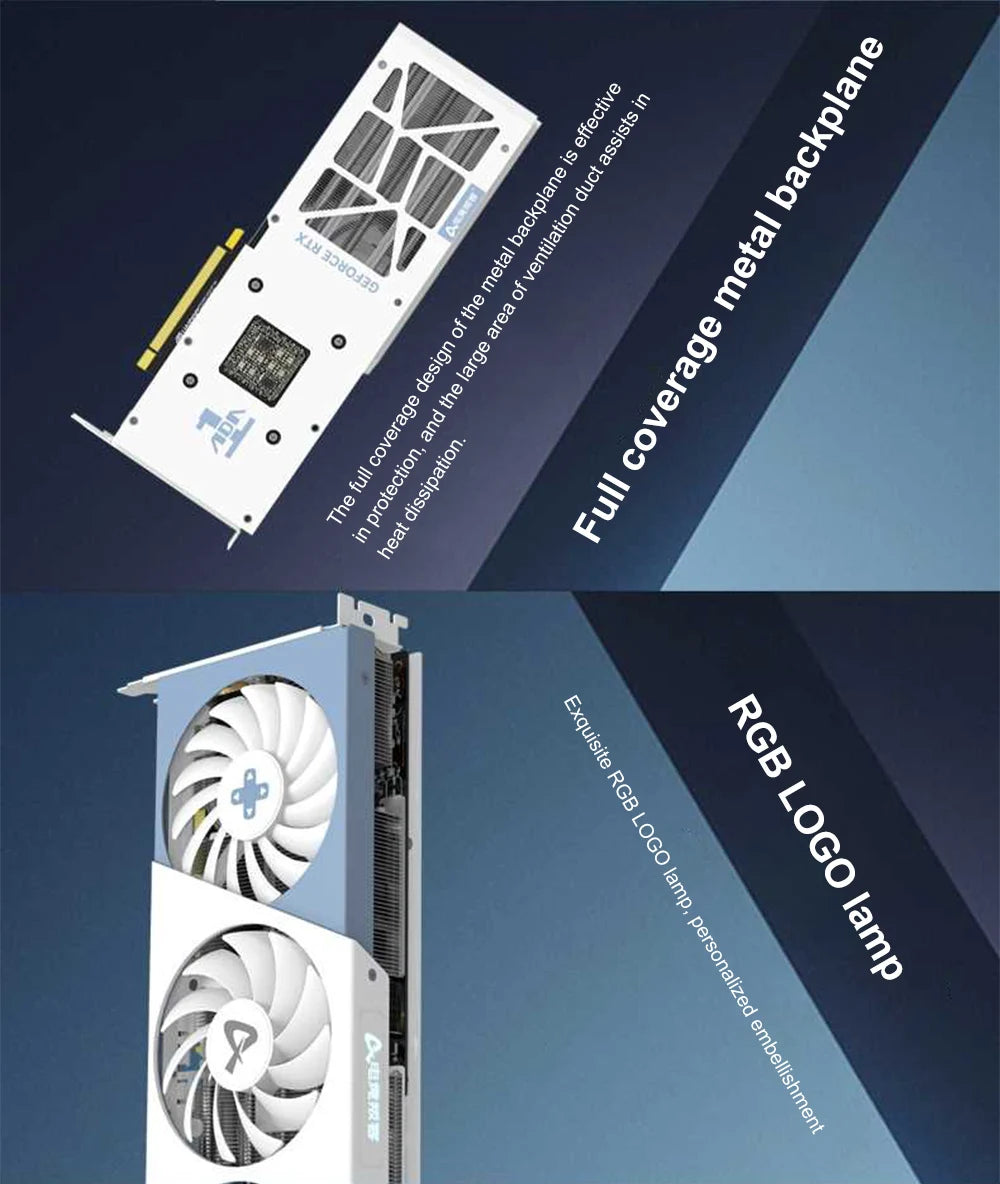 USADO AX GAMING RTX 4070 RTX 4070Ti RTX3070TI RTX 4060 RTX 4060ti RTX 4080 Tarjeta Gráfica Tarjetas de Video placa de video Nvidia GDDR6X