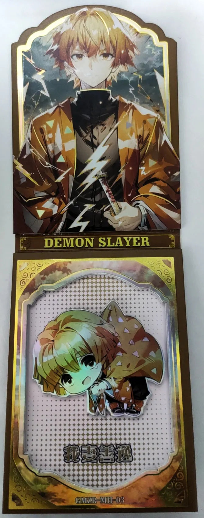 Anime Demon Slayer Kamado Nezuko Tanjirou Kanroji Mitsuri Kochou Shinobu Mh Collectible Card Toys Christmas Birthday Gifts