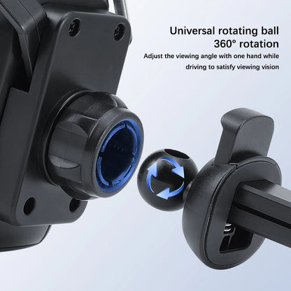 360 Carbon Fiber Pattern Racing Seat Shaped Car Phone Bracket GPS Support For Different Phone Models Air Vent Universal Tools