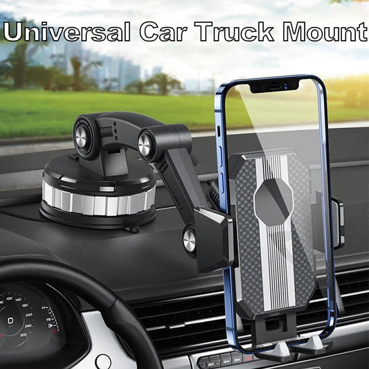 360° Rotation Universal Car Phone Holder Moblie Windshield Mount For iPhone Samsung Xiaomi Hand Free Driving Car Phone Stand