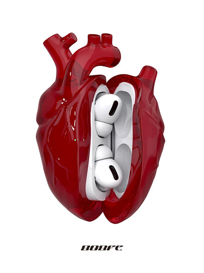 808FC Heart Earphone Case 808 fc Headphone Cases air pods pro2 Hearing Earphone Cases Customize For Airpod3 Pro/Pro2 Phone Gifts