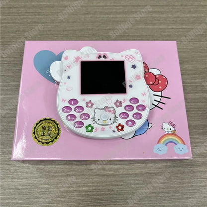Original Sanrio Hello Kitty Cute Mini Phone Cartoon Kids Taiml Kawaii Phone Birthday Festival Fashion Children Girls Gifts Toys